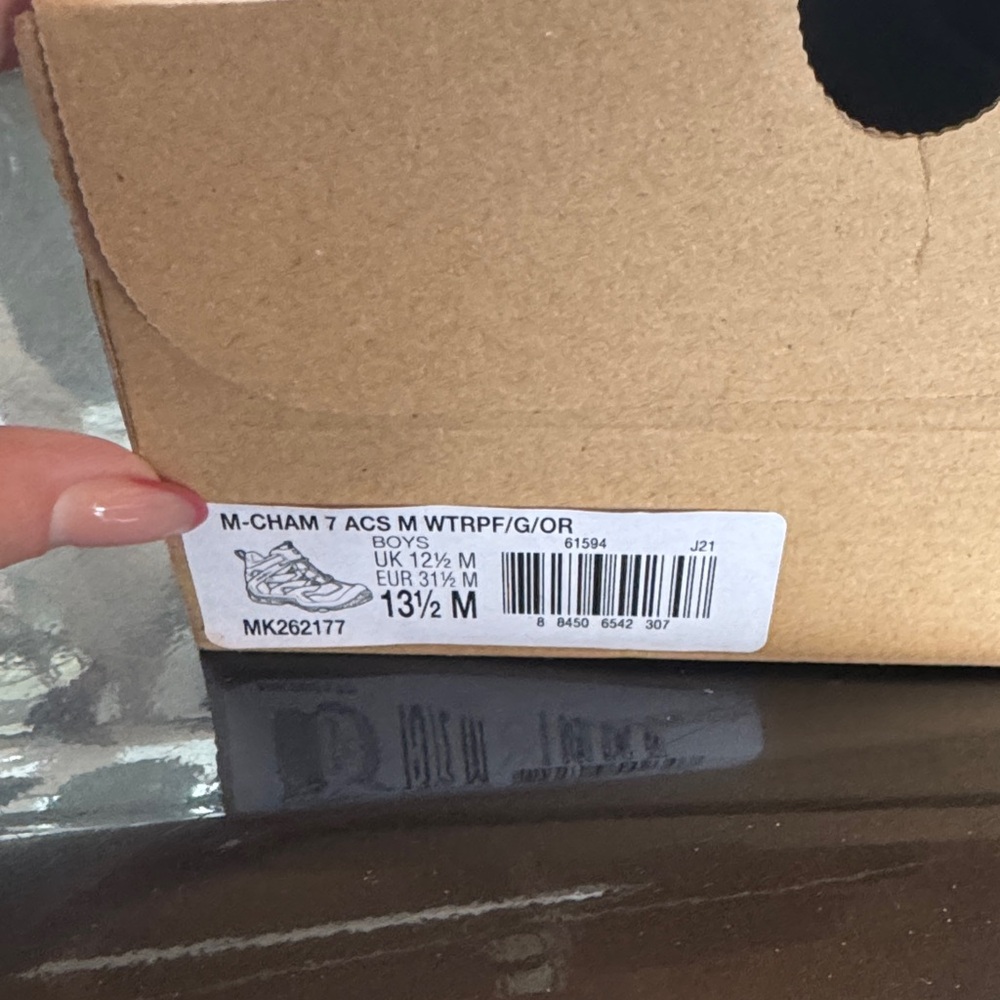 Merrell Gray and Orange Trail Shoes - Picture 5 of 5